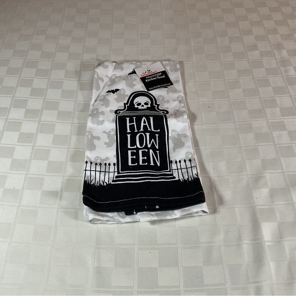 💜 New Halloween kitchen towel